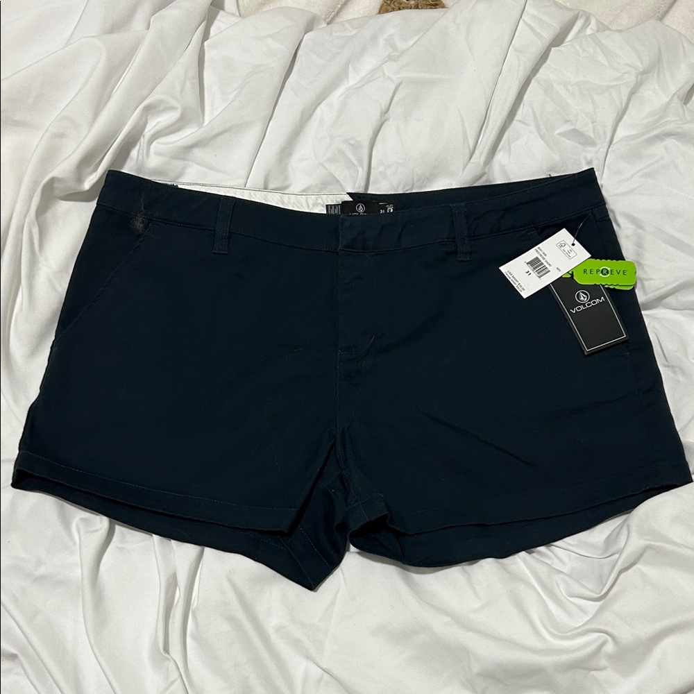 Volcom Women's Navy Blue Shorts
